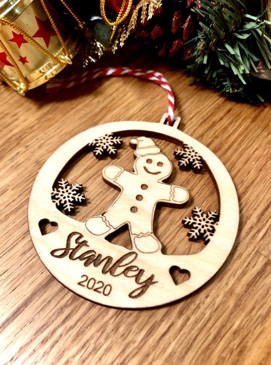 Personalized Wooden Christmas Ornaments