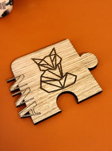 Load image into Gallery viewer, The Geometric Country Set Personalised Jigsaw Coasters (4 pieces)
