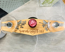 Load image into Gallery viewer, Love Birds Personalised Wine Butler

