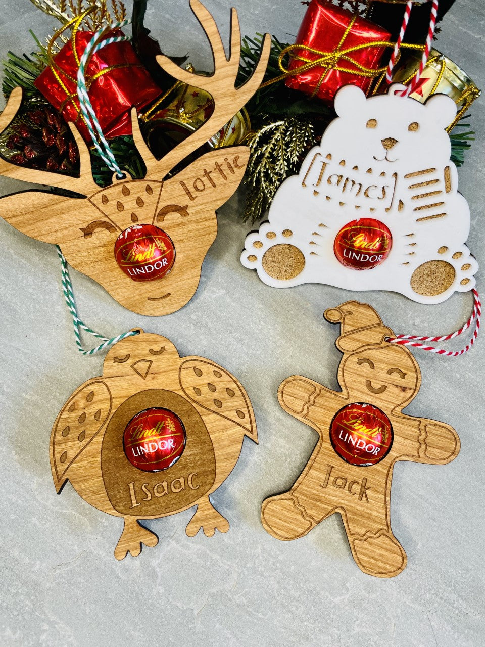 Personalised 'Christmas Critter' Collection (4 Pieces)