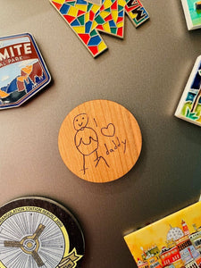 Personalised Child's Drawing Fridge Magnet