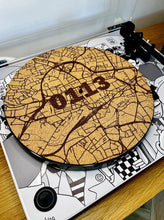Load image into Gallery viewer, 0113 Leeds Road Map Cork Turntable Mat
