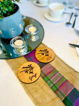 Load image into Gallery viewer, Personalised Love Bird Place Name Coaster
