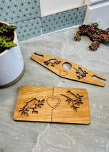 Load image into Gallery viewer, Love Birds Coasters and Wine Butler Set (3 pieces)
