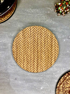 Herringbone Pattern Coaster